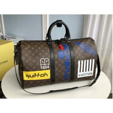 Louis Vuitton Monogram Canvas Keepall Bandouli?Re 50 Bruin m44642