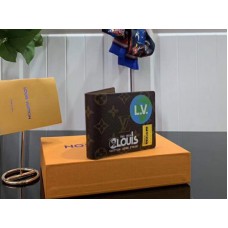 Louis Vuitton Monogram Canvas Portemonnee met Meerdere Vakken, Bruin m67821