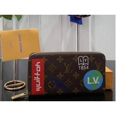 Louis Vuitton Monogram Canvas Zippy Organizer Bruin m60017