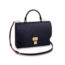 Louis Vuitton Monogram Empreinte Leer Marignan Blauw Rood m44545