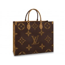 Louis Vuitton Monogram Giant en Monogram Reverse Canvas Onthego m44576