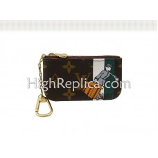 Louis Vuitton Monogram Bruidegom Pochette Cles Groen