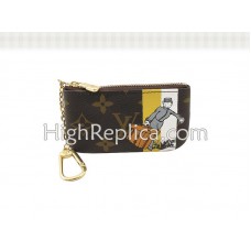 Louis Vuitton Monogram Groom Pochette Cles Geel