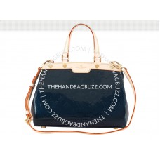 Louis Vuitton Monogram Vernis Brea PM Middernachtblauw